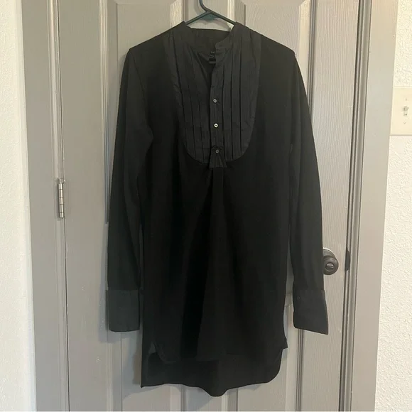Ralph Lauren Black Wool Shirt mini Dress or Tunic - Picture 8 of 9